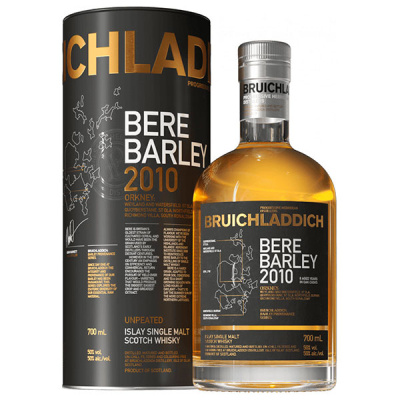 Виски Bruichladdich Bere Barley Single Malt Islay in tube 2010 0,70 л фото