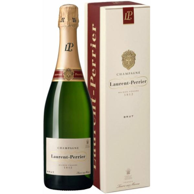 Вино игристое Белое Брют Laurent-Perrier Brut Champagne in gift box 0,75 л фото