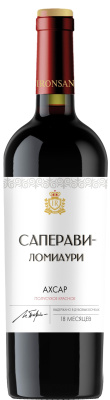 Вино Красное Полусухое Axsar Saperavi-Lomiauri 2020 0,75 л фото
