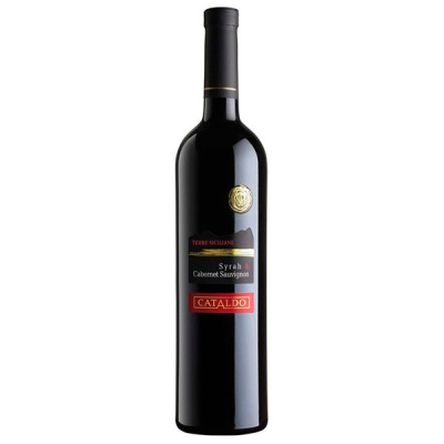 Вино Красное Сухое Cataldo Syrah Cabernet Sauvignon Terre Siciliane 2019 0,75 л фото