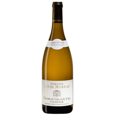 Вино Белое Сухое Domaine Louis Moreau Chablis Grand Cru Vaudesir 2018 0,75 л фото