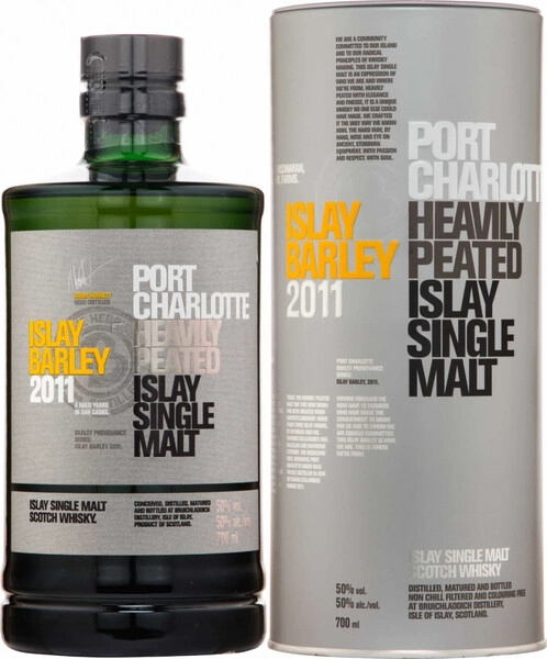 Виски Bruichladdich Port Charlotte Islay Barley Single Malt Islay in tube 0,7 л фото