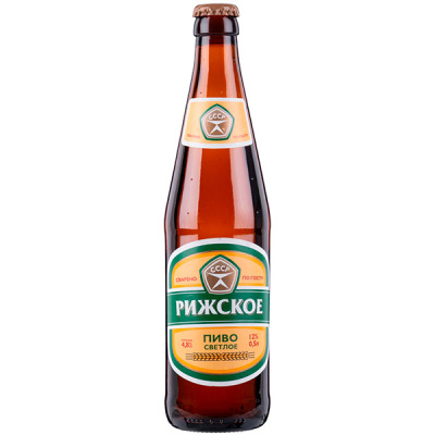 Пиво Светлое Tomsk Beer Rizhskoe 0,5 л фото