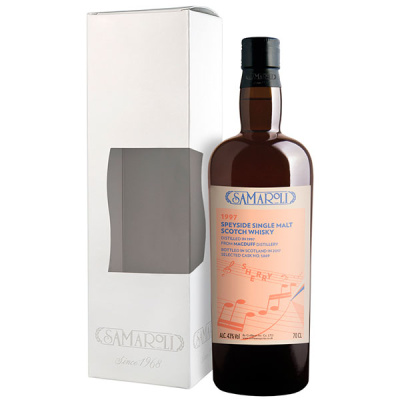 Виски Samaroli Macduff Sherry Single Malt Speyside in gift box 1997 0,70 л фото