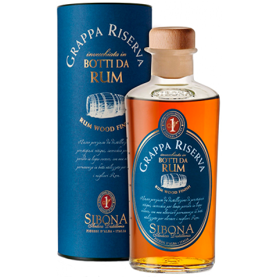 Ром Sibona Riserva Rum Wood Finish in tube 0,50 л фото