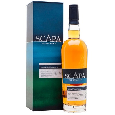 Виски Scapa Skiren Single Malt Orkney in gift box 0,7 л фото
