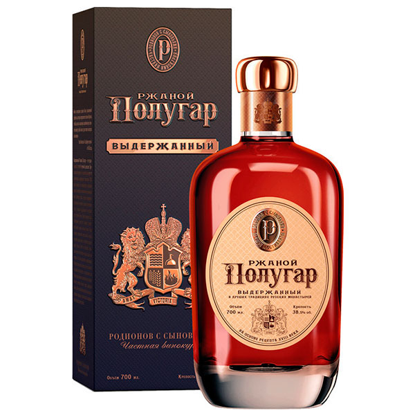 Дистиллят Polugar Rye Aged in gift box 0,7 л фото