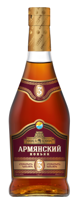 Бренди Востан Армянский 3 Года 40% 0,5 л фото