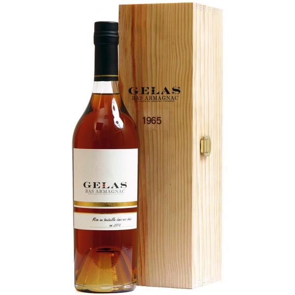 Арманьяк Gelas Bas-Armagnac in wooden box 1965 0,7 л фото