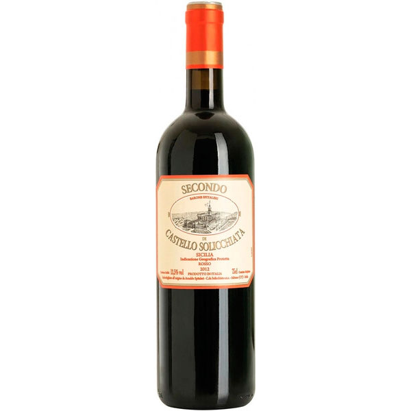 Вино Красное Сухое Secondo di Castello Solicchiata Rosso Sicilia 2012 0,75 л фото
