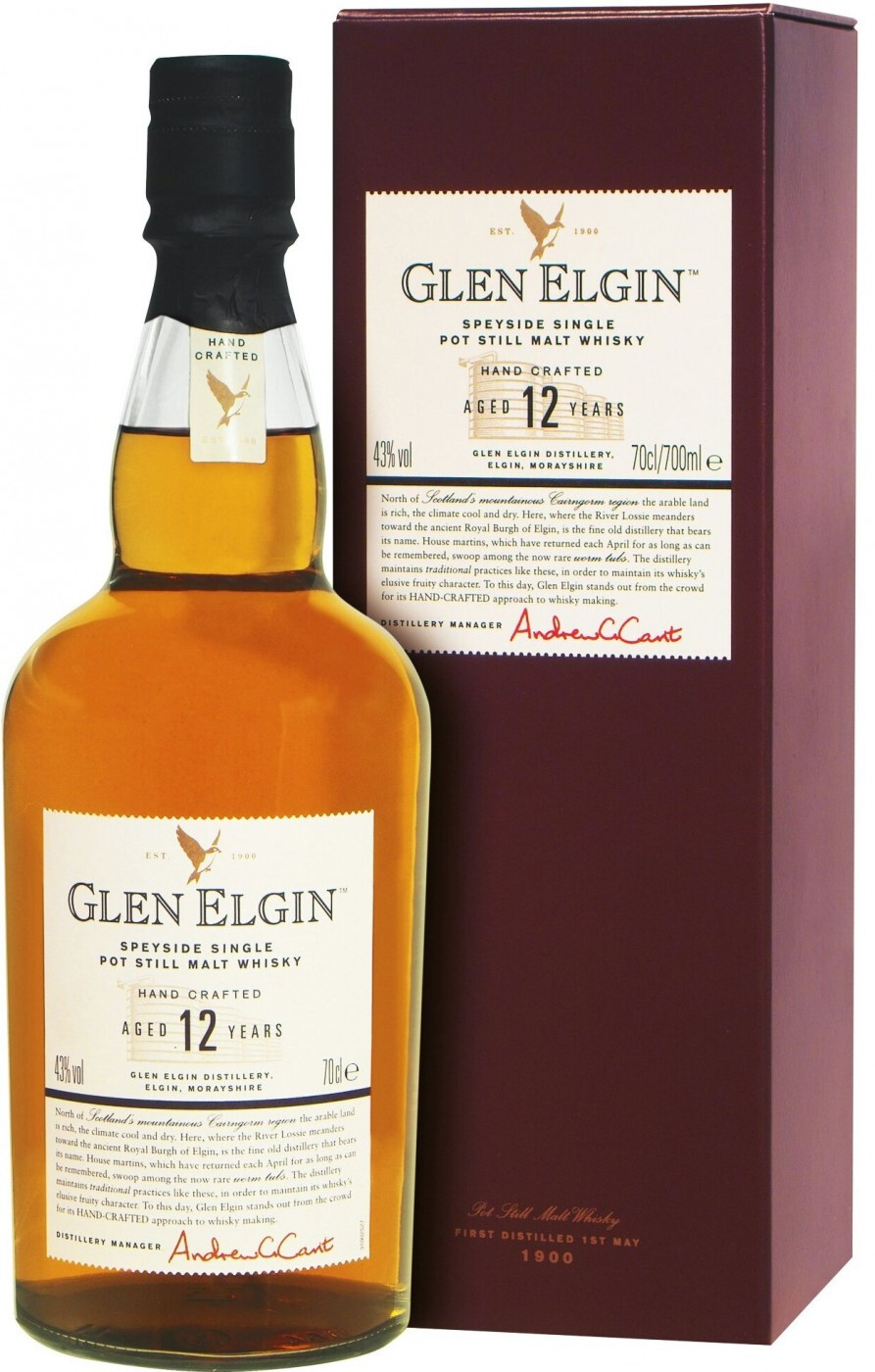 Виски Glen Elgin 12 YO in gift box 0,7 л фото