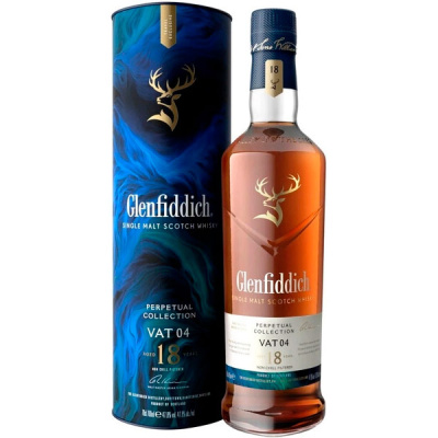 Виски Glenfiddich 18 Years Old Perpetual Collection VAT 04 Single Malt Speyside in tube 0,7 л фото