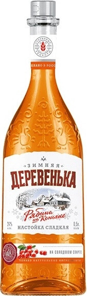 Настойка Zimnyaya Derevenka Rowan on Cognac 0,5 л фото