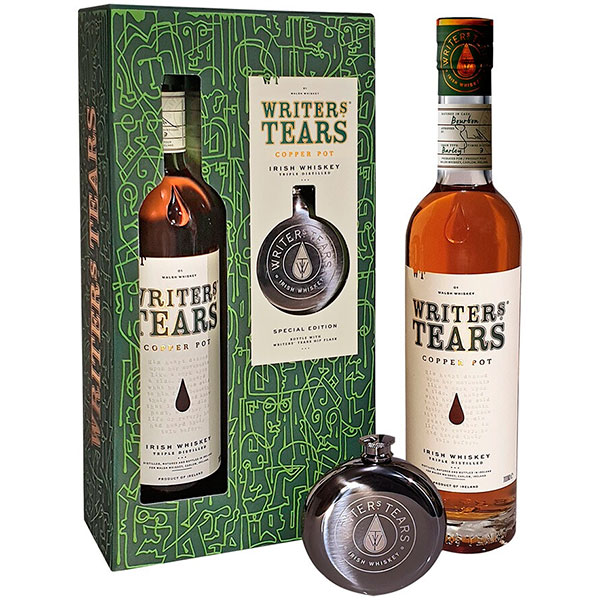 Виски Writers Tears Copper Pot with flask in gift box 0,7 л фото