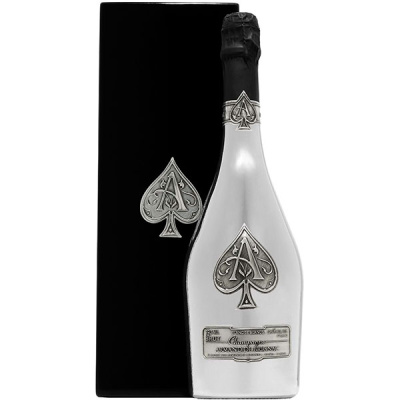 Вино игристое Белое Брют Armand de Brignac Blanc de Blancs Brut Champagne in wooden box 0,75 л фото
