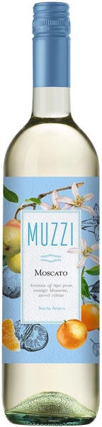 Вино Белое Полусухое Muzzi Moscato Stellenbosch 2024 0,75 л фото