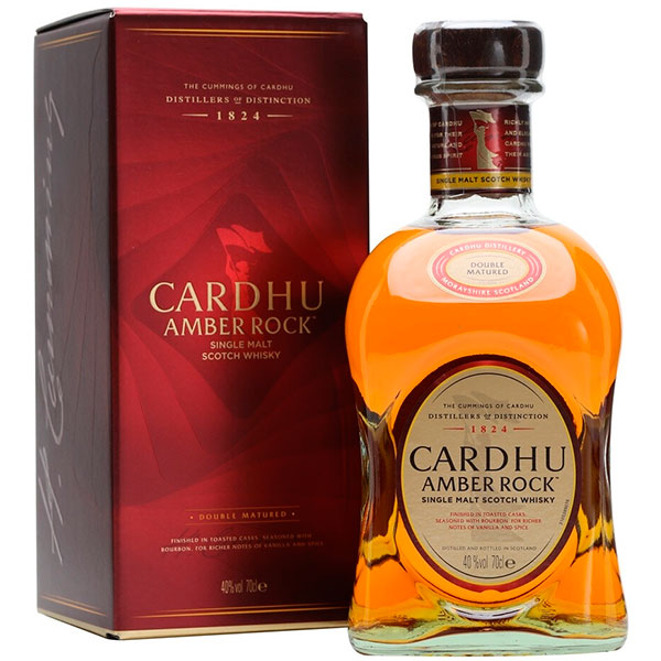Виски Cardhu Amber Rock Single Malt Speyside in gift box 0,7 л фото