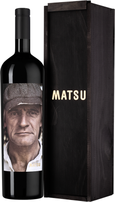 Вино Красное Сухое Matsu El Recio Toro in wooden box 2022 1,5 л фото