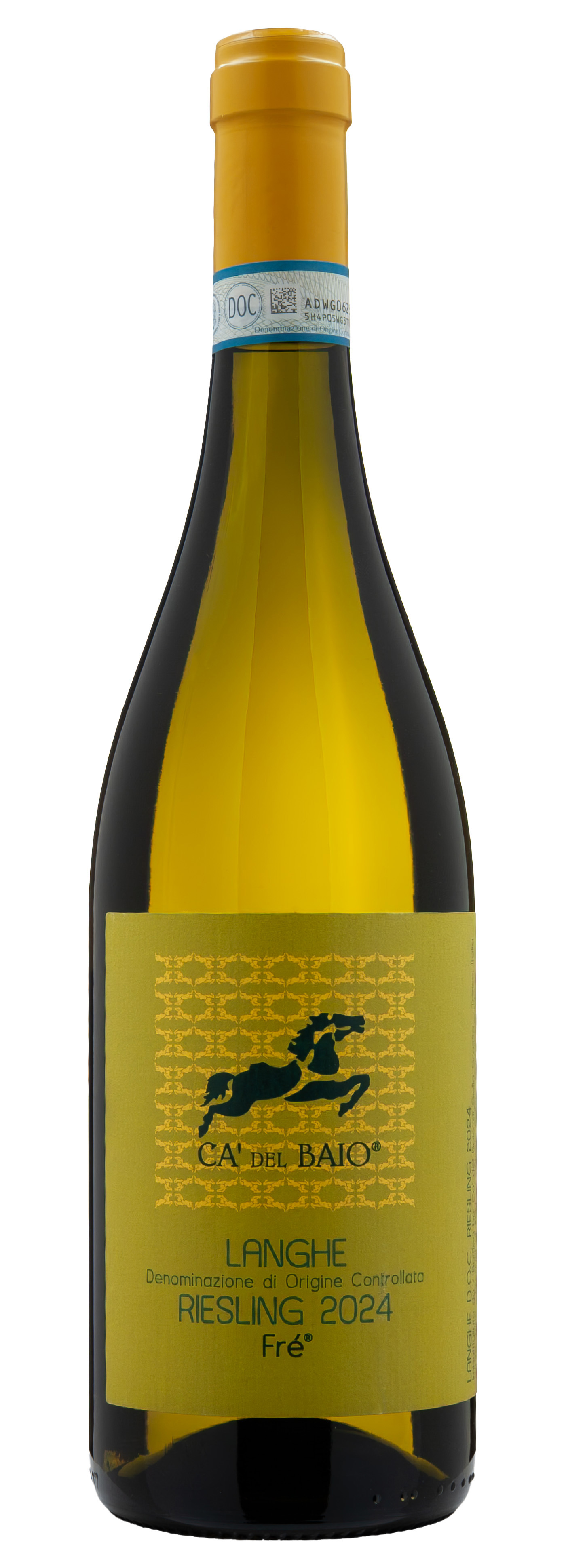 Вино Белое Сухое Ca' Del Baio Langhe Riesling 2024 0,75 л фото