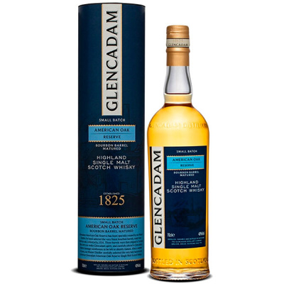 Виски Glencadam American Oak Reserve Single Malt Highland in tube 0,70 л фото
