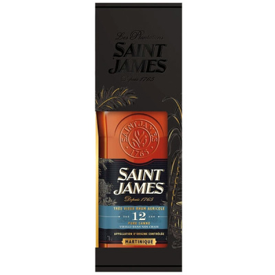 Ром Saint James Tres Vieux Agricole 12 Years Old Martinique in gift box 0,7 л фото