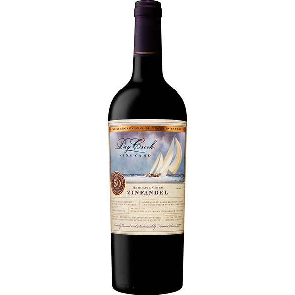 Вино Красное Сухое Dry Creek Vineyard Heritage Vines Zinfandel Sonoma County 2021 0,75 л фото