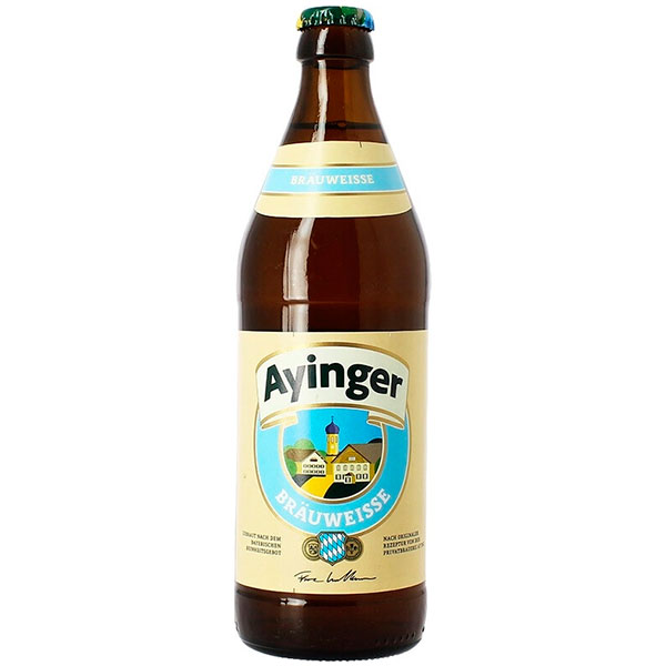 Пиво Светлое Ayinger Brauweisse 0,5 л фото