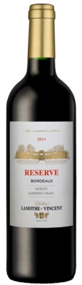 Вино Красное Сухое Chateau Lamothe-Vincent Reserve Merlot Cabernet Franc Bordeaux 2019 0,75 л фото