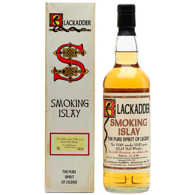Виски Blackadder Smoking Islay Blended Malt in gift box 0,7 л фото