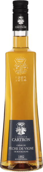 Ликер Joseph Cartron Creme de Peche de Vigne de Bourgogne 0,7 л фото