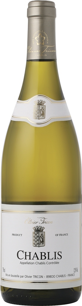 Вино Белое Сухое Olivier Tricon Chablis 2022 0,75 л фото