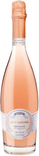 Вино игристое Розовое Брют Rivarose Brut Prestige 0,75 л фото