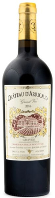 Вино Красное Сухое Chateau d'Arricaud Graves 2016 0,75 л фото