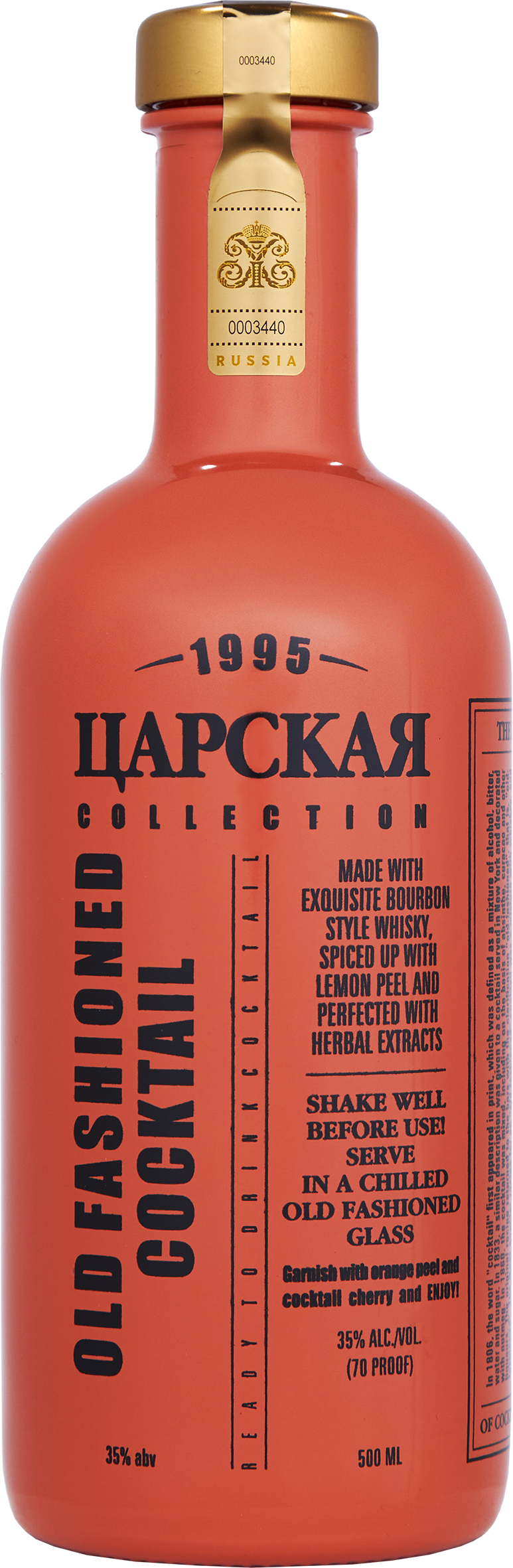 Коктейль Tsarskaja Collection Old Fashion 0,5 л фото