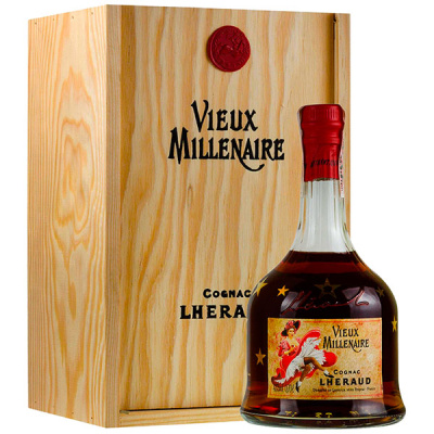 Коньяк Lheraud Vieux Millenaire in wooden box 0,70 л фото