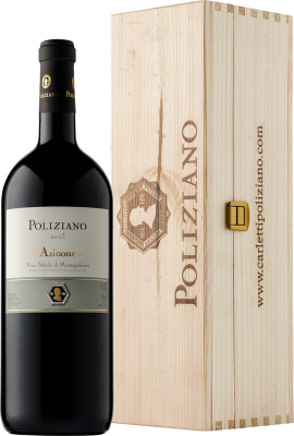 Вино Красное Сухое Poliziano Vino Nobile di Montepulciano Asinone in wooden box 2021 1,5 л фото