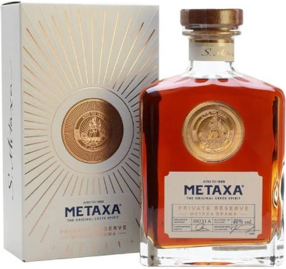 Бренди Metaxa Private Reserve Orama in gift box 0,7 л фото