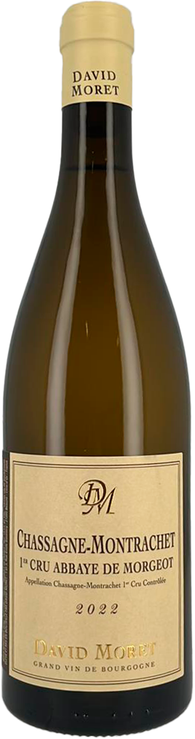Вино Белое Сухое David Moret Chassagne-Montrachet 1er Cru Abbaye de Morgeot 2022 0,75 л фото