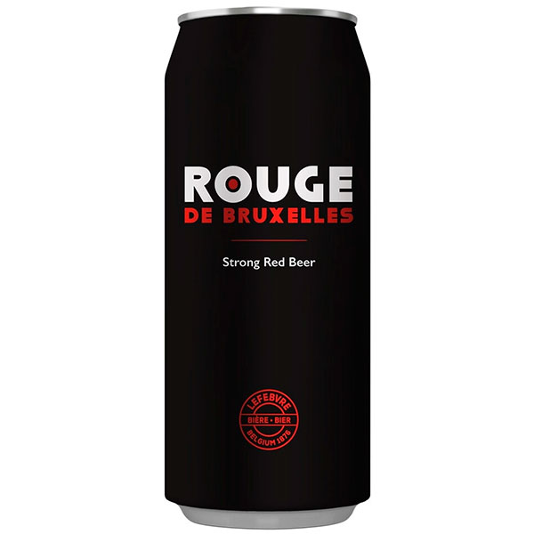 Пиво Светлое Lefebvre Rouge de Bruxelles in can 0,5 л фото