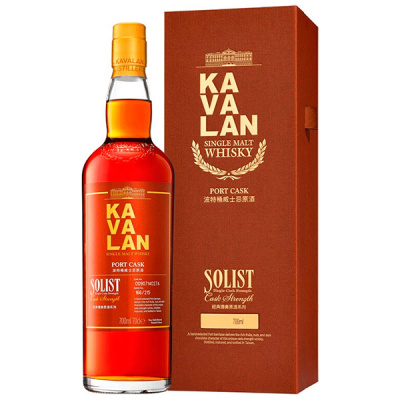 Виски Kavalan Solist Port Cask Cask Strangth Single Malt in gift box 0,70 л фото