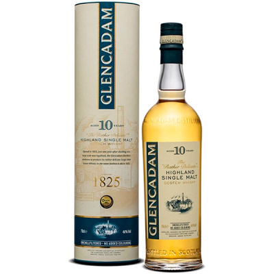 Виски Glencadam 10 Years Old Single Malt Highland in tube 0,70 л фото
