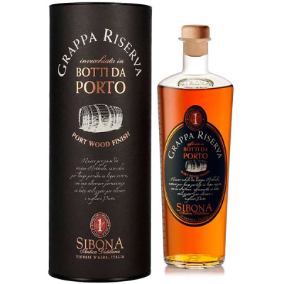 Граппа Sibona Riserva Port Wood Finish in tube 1,5 л фото