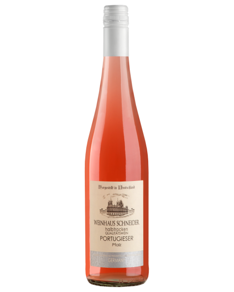 Вино Розовое Полусухое Weinhaus Schneider Portugieser Weissherbst 2021 0,75 л фото