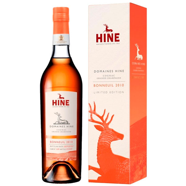 Коньяк Hine Domaines Hine Bonneuil Grande Champagne in gift box 2010 0,7 л фото