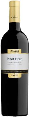 Вино Красное Сухое Cavit Mastri Vernacoli Pinot Nero Trentino 2022 0,75 л фото