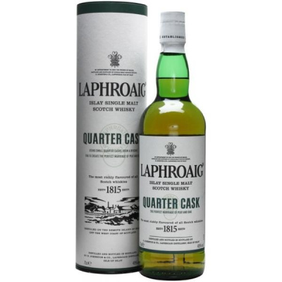 Виски Laphroaig Quarter Cask Single Malt Islay in tube 0,7 л фото