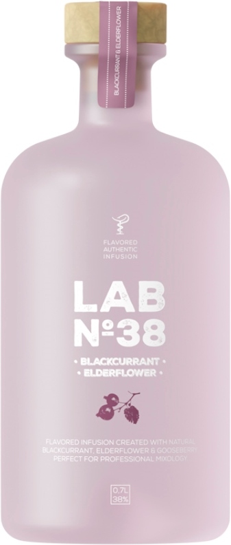 Водка LAB №38 Blackcurrant Elderflower 0,7 л фото