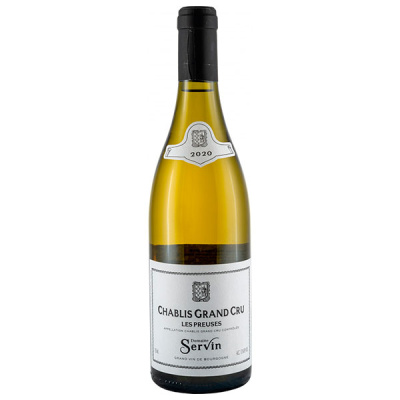 Вино Белое Сухое Domaine Servin Chablis Grand Cru Les Preuses 2020 0,75 л фото