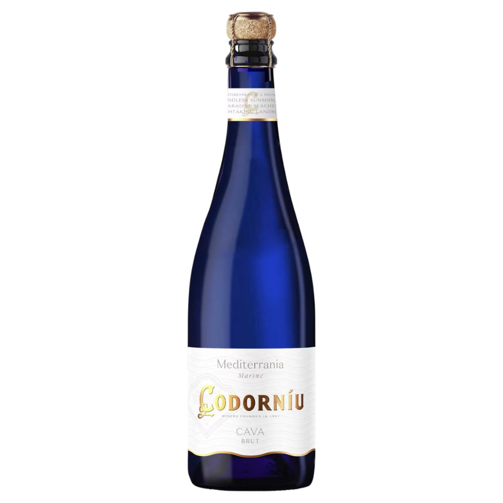 Вино игристое Белое Брют Codorniu Mediterrania Marine Brut Cava 2021 0,75 л фото