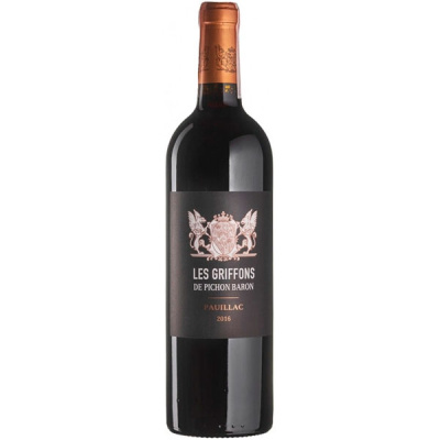 Вино Красное Сухое Les Griffons de Pichon Baron Pauillac 2016 0,75 л фото